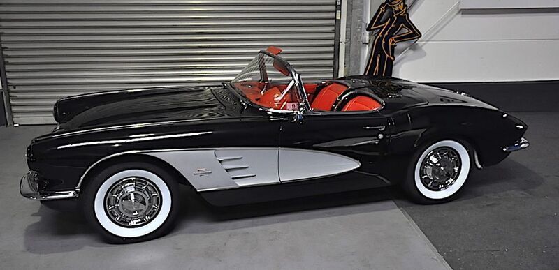 Second-hand Corvette C1 230 CP (169 kW) 1960 Negru Cabrio