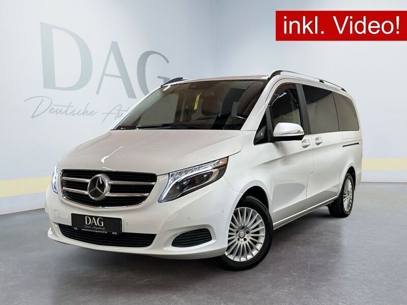 Bergkristallweiß metallic Gebraucht 2016 Mercedes V250 Van / Kleinbus | 35.990 € (Etwas zu teuer) - Bild 1/4