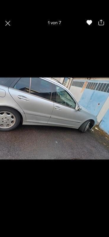 Silber Gebraucht 2004 Mercedes C220 Kombi | 600 € (Superpreis) - Bild 1/4