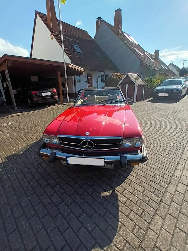 Rot Gebraucht 1978 Mercedes SL450 Cabrio | 26.500 € - Bild 1/4