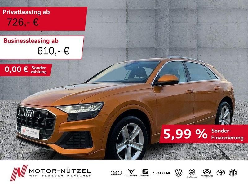 Drachenorange metallic Gebraucht 2022 Audi Q8 Performance SUV | 54.950 € - Bild 1/4