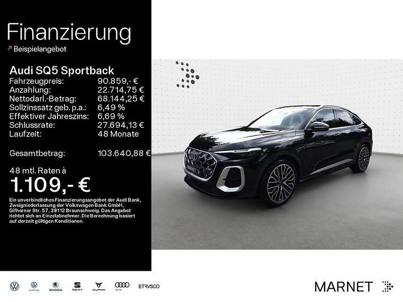 Mythosschwarz metallic Neu 2025 Audi SQ5 Sportback Sport SUV | 90.859 € (Fairer Preis) - Bild 1/4