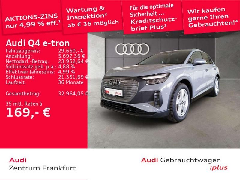 Kieselgrau Gebraucht 2022 Audi Q4 e-tron Comfort SUV | 29.650 € (Fairer Preis) - Bild 1/2