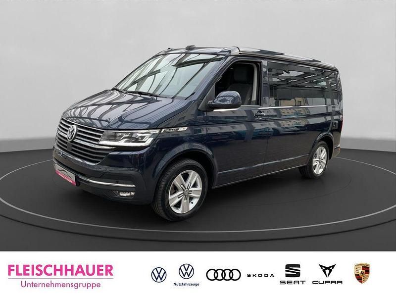 Blau Gebraucht 2023 VW T6.1 California Van | 66.980 € (Teuer) - Bild 1/4