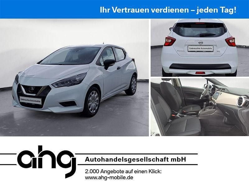 Weiß Gebraucht 2021 Nissan Micra Visia Kleinwagen | 10.630 € (Guter Preis) - Bild 1/4