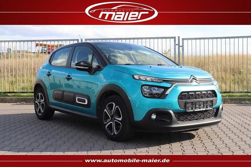 Blau Gebraucht 2022 Citroën C3 Shine Kleinwagen | 10.900 € (Guter Preis) - Bild 1/4