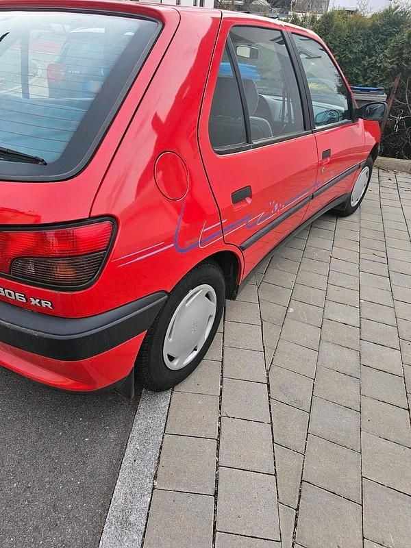 Gebraucht Peugeot 306 1993 Rot Kleinwagen
