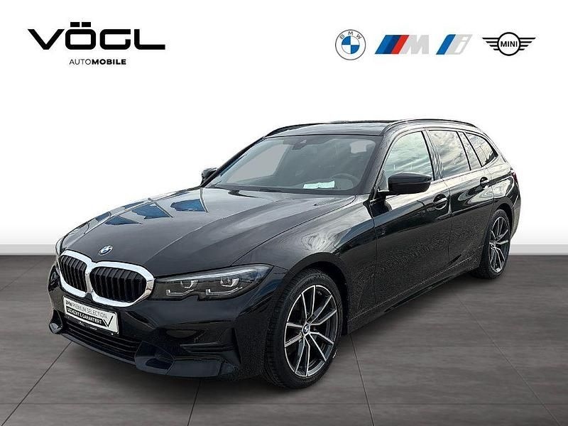 Schwarz Gebraucht 2022 BMW 318 Sport Line Kombi | 27.380 € (Fairer Preis) - Bild 1/4