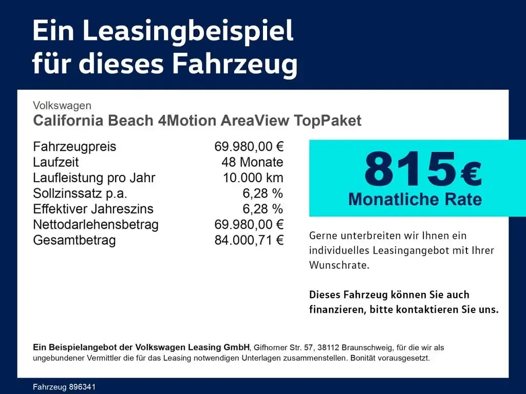 Gebraucht VW California Beach 177 PS (130 kW) 2025 Indiumgrau (metallic) Van
