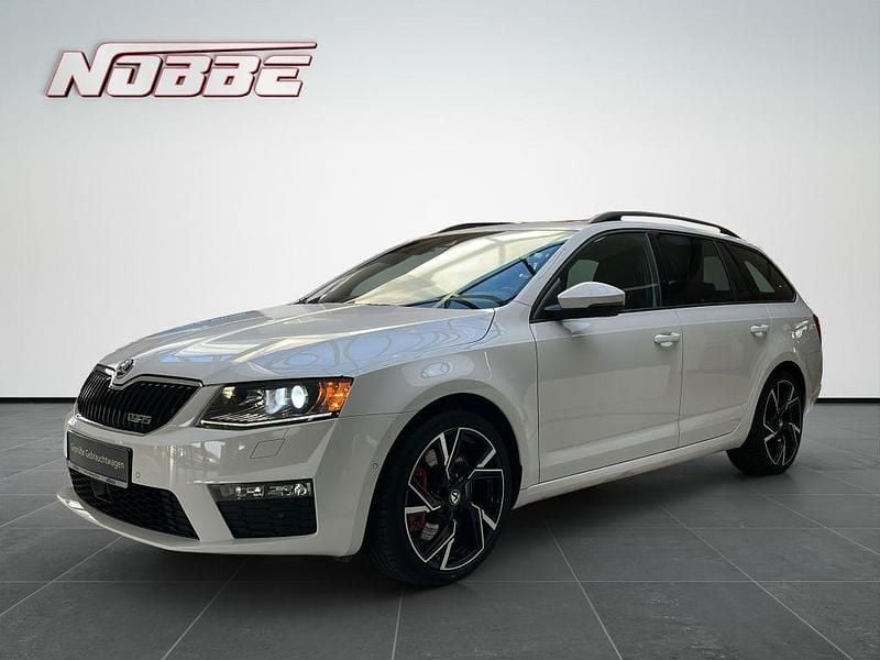 Candy white Gebraucht 2014 Skoda Octavia RS Kombi | 14.980 € (Fairer Preis) - Bild 1/4