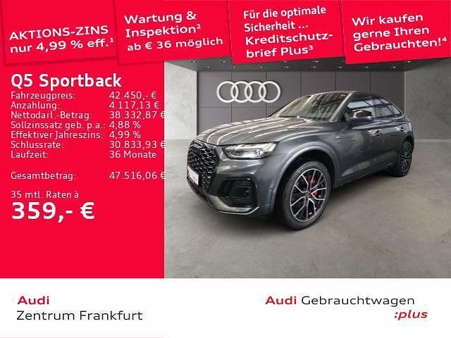 Grau Gebraucht 2022 Audi Q5 Sportback S-Line SUV | 42.450 € (Fairer Preis) - Bild 1/3