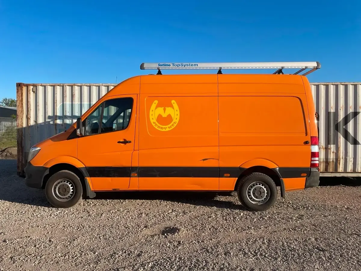 Używany Mercedes Sprinter 2014 Pomarańczowy Van