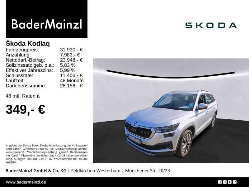 Silber Gebraucht 2022 Skoda Kodiaq Tour SUV | 31.930 € (Guter Preis) - Bild 1/3