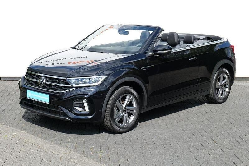 Gebraucht VW T-Roc Cabriolet R-line 150 PS (110 kW) 2023 Deep black perleffekt Cabrio