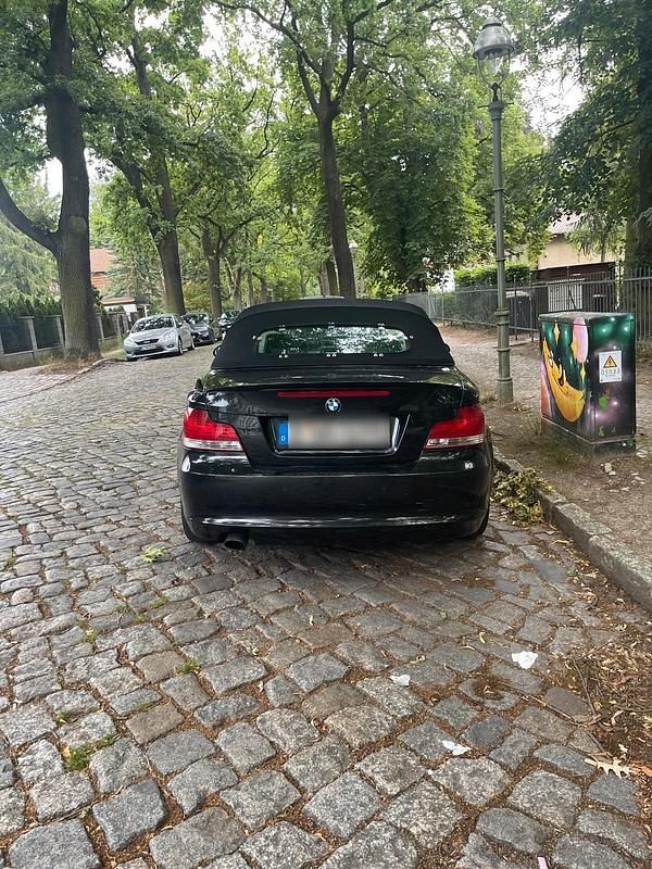 Schwarz Gebraucht 2008 BMW 120 Cabriolet Cabrio | 5.000 € (Superpreis) - Bild 1/4