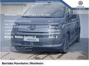 Neu VW Multivan Style 245 PS (180 kW) 2026 Grau (indiumgrau metallic) Van