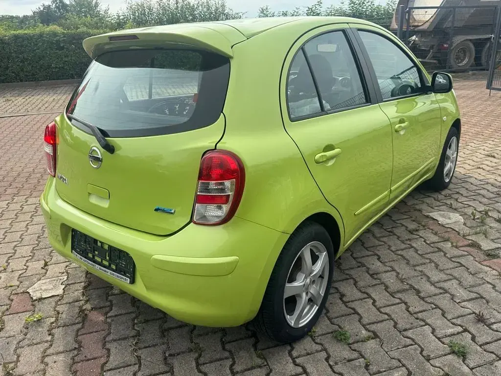 Gebraucht Nissan Micra Acenta 98 PS (72 kW) 2011 Grün Kleinwagen
