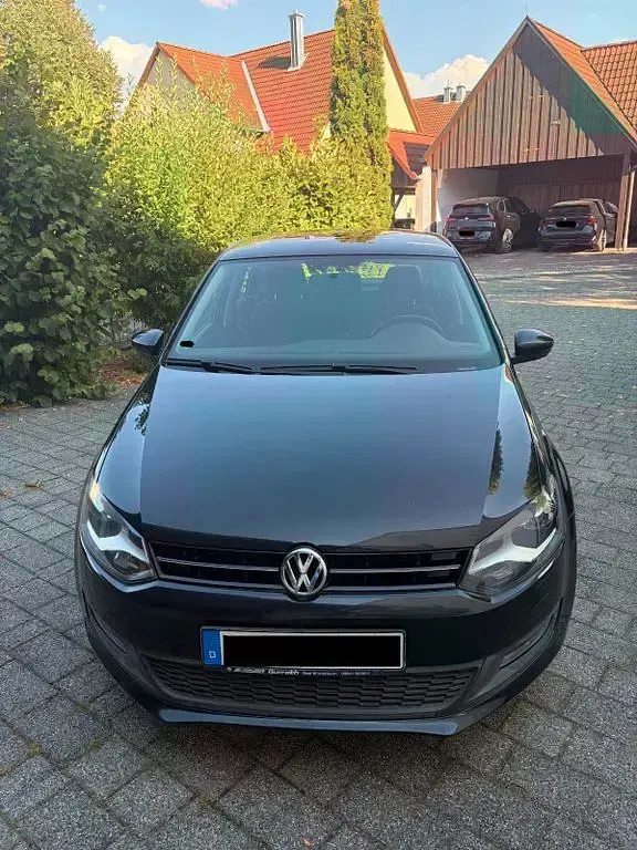 Gebraucht VW Polo Comfortline 69 PS (50 kW) 2012 Schwarz Kleinwagen