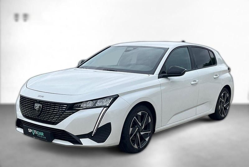 Weiß metallic Gebraucht 2022 Peugeot 308 Allure | 26.260 € (Etwas zu teuer) - Bild 1/4