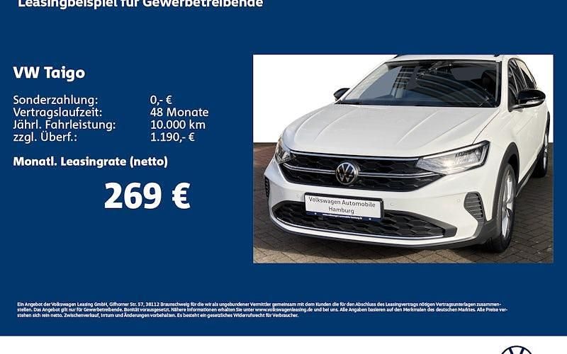 Neu VW Taigo Life 116 PS (85 kW) 2025 Weiß SUV