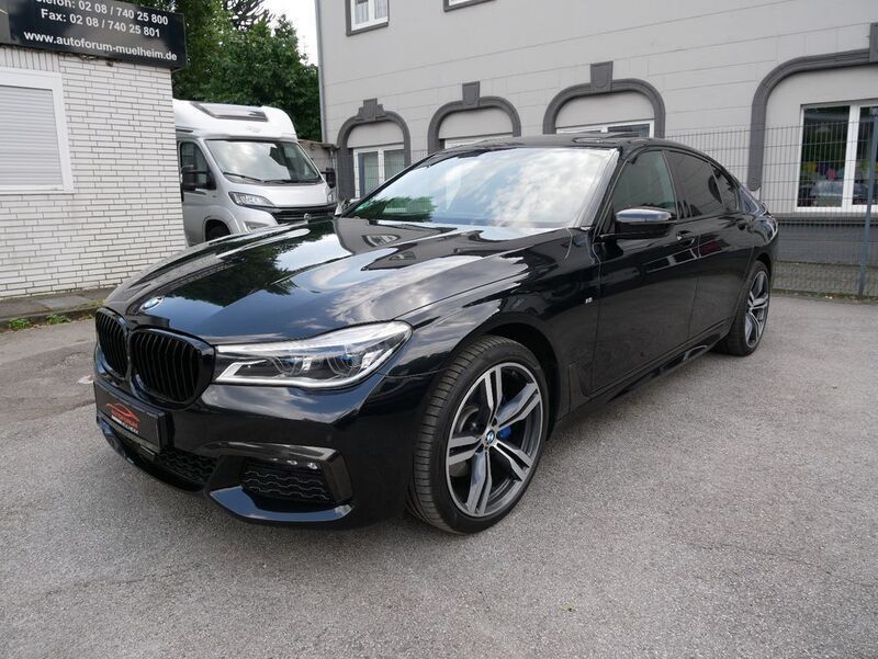 Schwarz Gebraucht 2018 BMW 740 M Sport Limousine | 37.950 € (Fairer Preis) - Bild 1/4