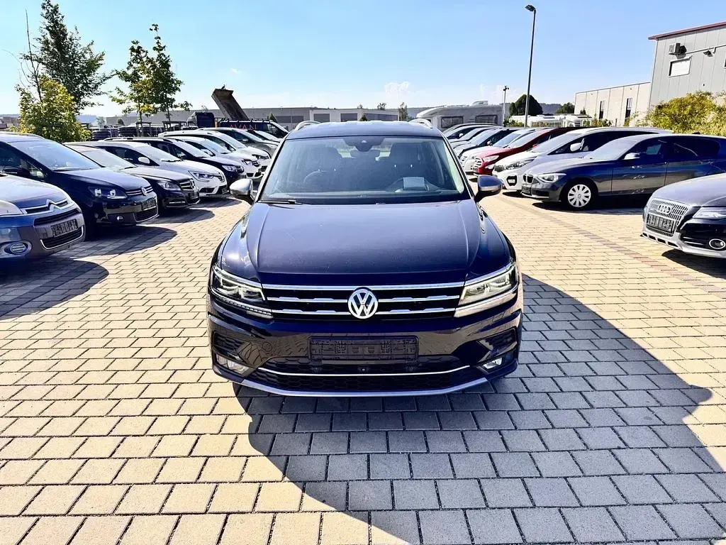 Gebraucht VW Tiguan Allspace Highline 150 PS (110 kW) 2017 Schwarz SUV