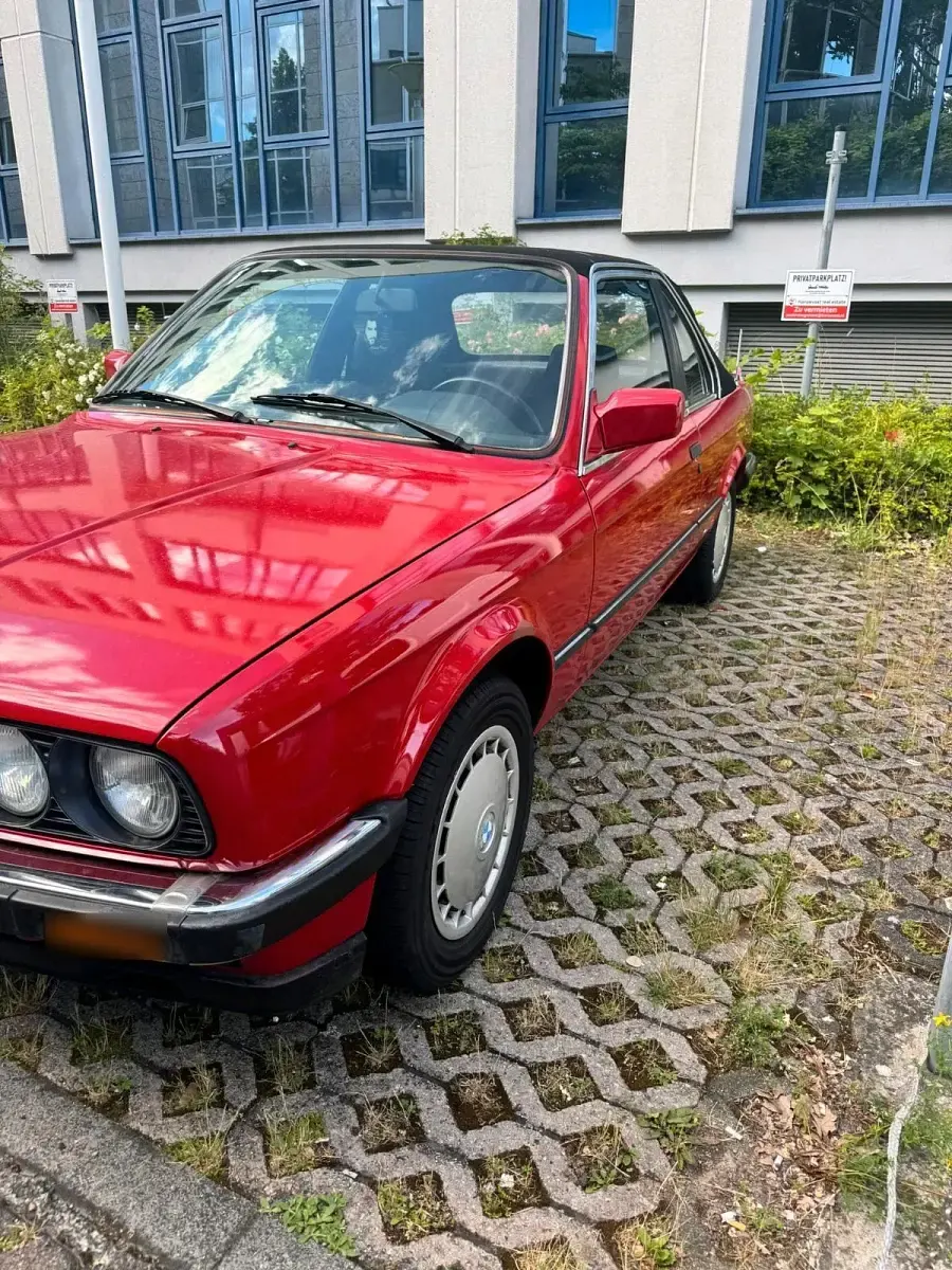 Gebraucht BMW 318 118 PS (86 kW) 1985 Rot Cabrio