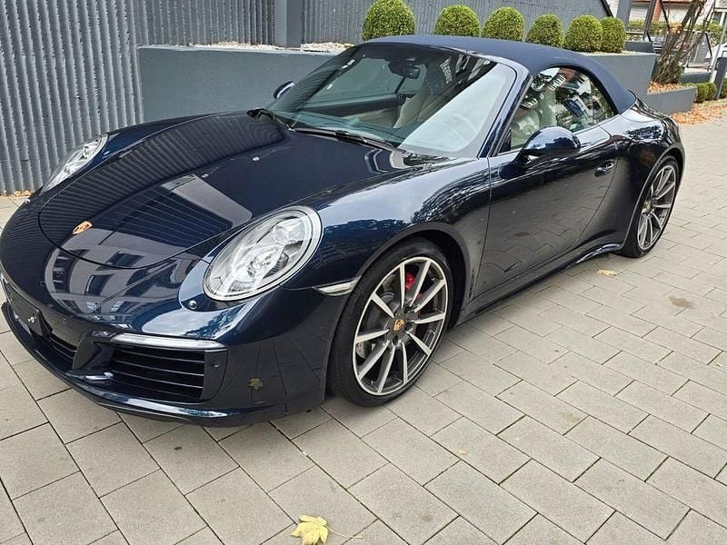 Blau Gebraucht 2016 Porsche 911 Carrera 4S Cabriolet Cabrio | 109.999 € (Guter Preis) - Bild 1/4