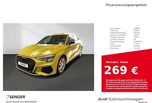 Gebraucht Audi A3 S-Line 245 PS (180 kW) 2021 Gelb Limousine
