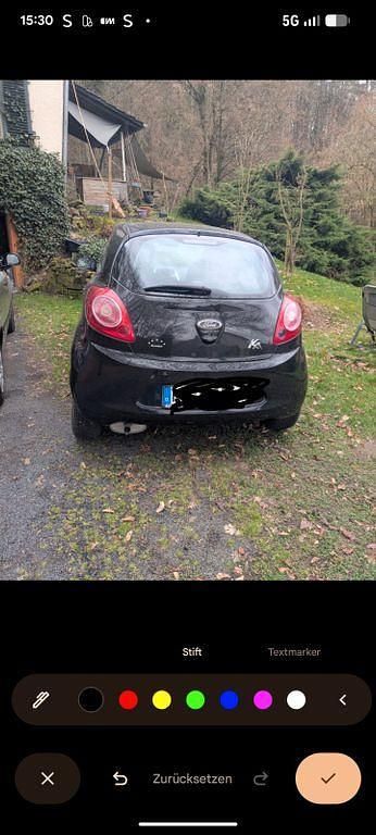 Gebraucht Ford Ka Titanium 69 PS (50 kW) 2009 Schwarz Kleinwagen