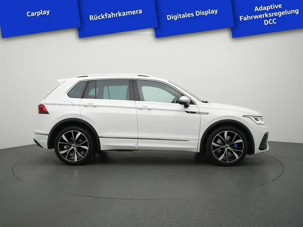 Gebraucht VW Tiguan R 320 PS (235 kW) 2023 Schwarz / pure white (metallic) SUV