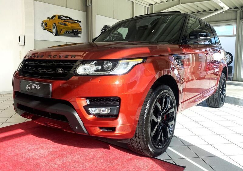 Orange Gebraucht 2013 Land Rover Range Rover Sport Autobiography SUV | 24.990 € (Etwas zu teuer) - Bild 1/4