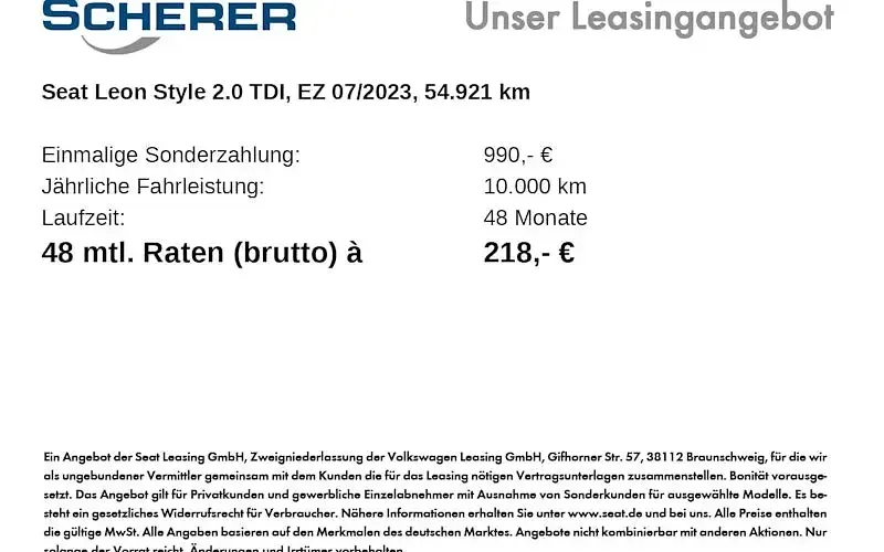 Gebraucht Seat Leon ST Style 150 PS (110 kW) 2023 Rot Kombi