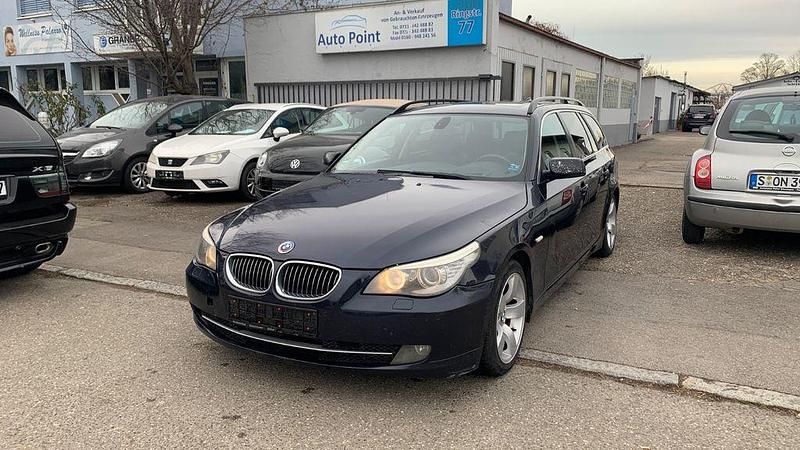 Blau Gebraucht 2009 BMW 525 Sport Line Kombi | 3.800 € (Superpreis) - Bild 1/4