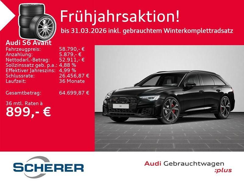 Gebraucht Audi S6 Ambiente 344 PS (253 kW) 2024 Mythosschwarz metallic (metallic) Kombi