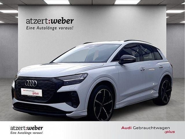 Gletscherweiß metallic Gebraucht 2022 Audi Q4 e-tron Advanced SUV | 32.480 € (Fairer Preis) - Bild 1/4