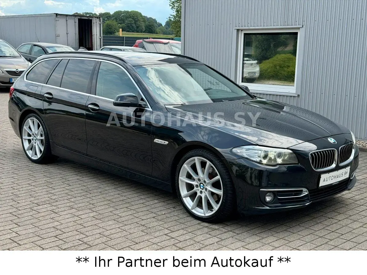 Gebraucht BMW 520 Luxury Line 184 PS (135 kW) 2013 Schwarz Kombi