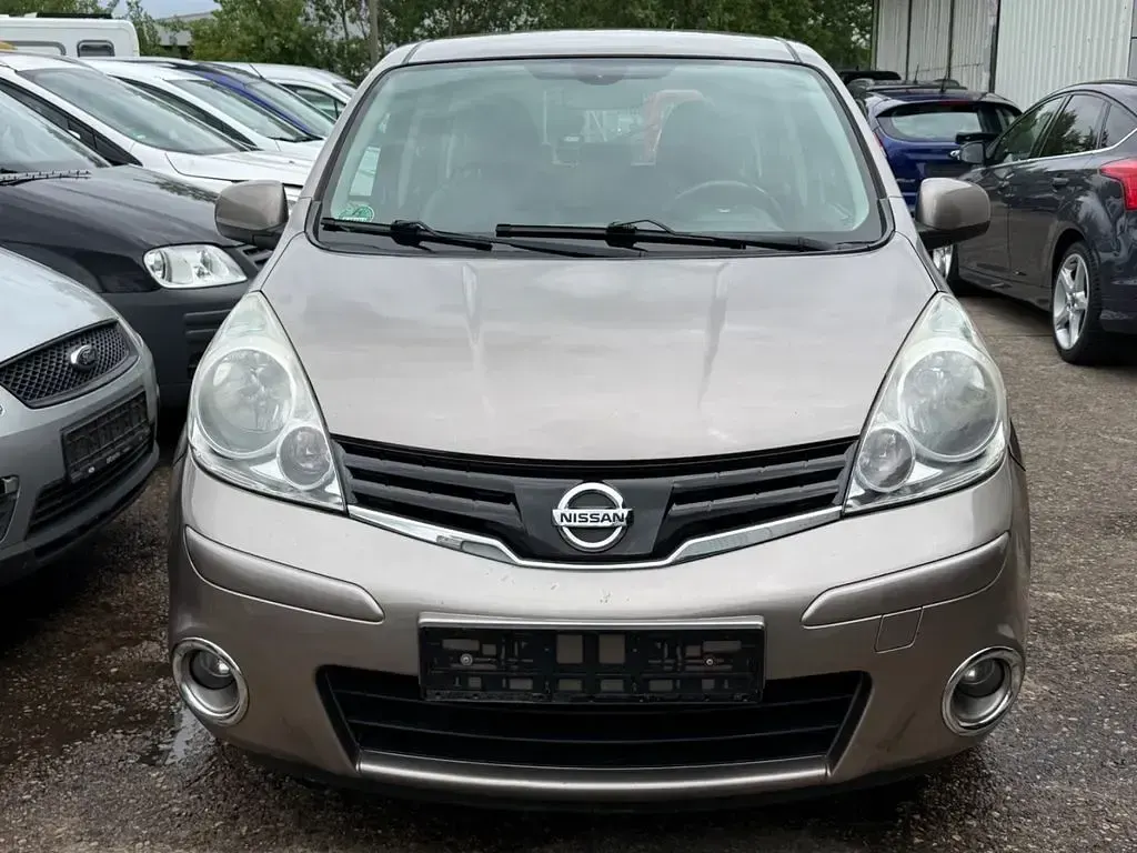Gebraucht Nissan Note I-Way 88 PS (64 kW) 2012 Silber Kleinwagen