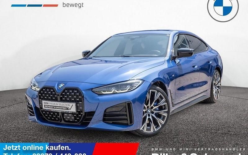 Portimao blau Gebraucht 2023 BMW 420 Gran Coupé M Sport Coupé | 43.900 € (Fairer Preis) - Bild 1/4