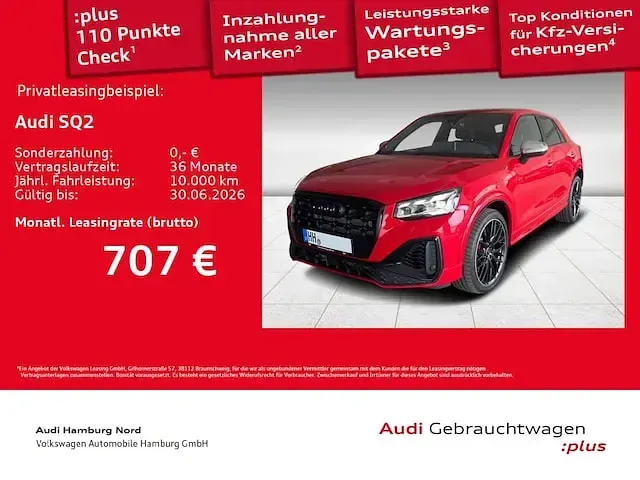 Gebraucht Audi SQ2 Sport 300 PS (220 kW) 2026 B1 progressivrot metallic SUV