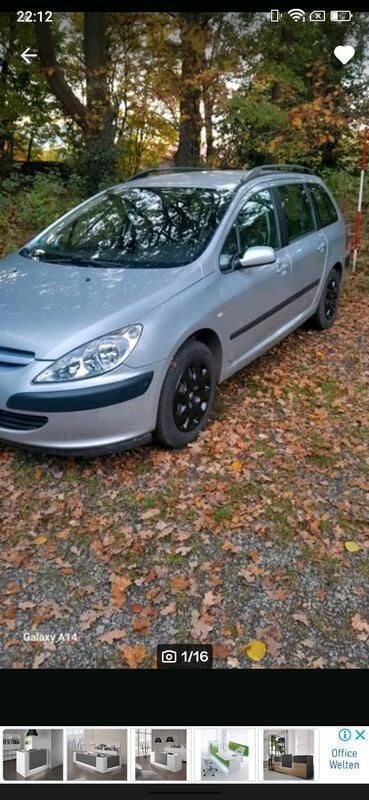 Silber Gebraucht 2003 Peugeot 307 Kombi | 799 € (Etwas zu teuer) - Bild 1/4