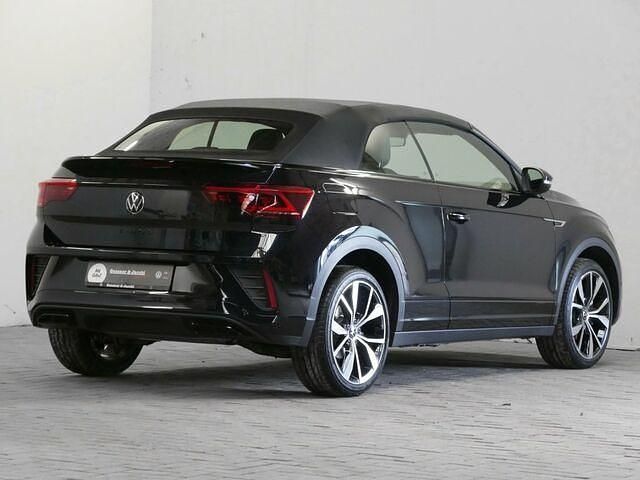Gebraucht VW T-Roc Cabriolet R-line 150 PS (110 kW) 2022 Schwarz Cabrio