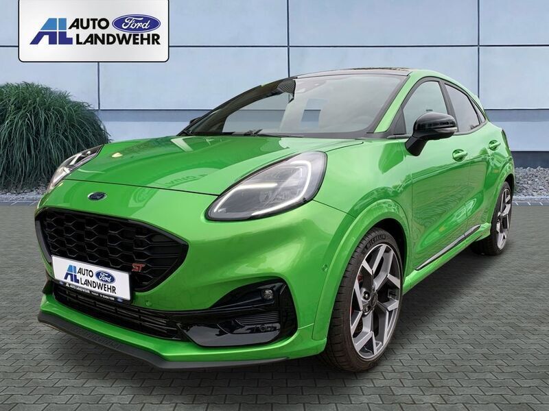 Mean green (metallic) Gebraucht 2022 Ford Puma ST Coupé | 26.490 € (Fairer Preis) - Bild 1/4