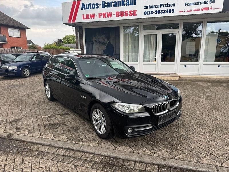 Schwarz Gebraucht 2015 BMW 525 Comfort Edition Kombi | 8.799 € (Guter Preis) - Bild 1/4