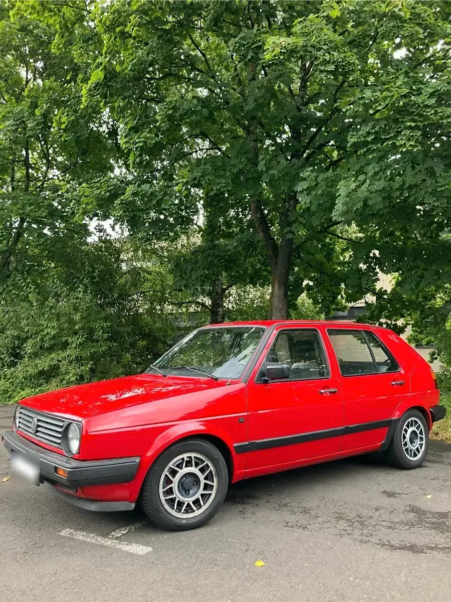 Gebraucht VW Golf II 75 PS (55 kW) 1990 Rot Kleinwagen