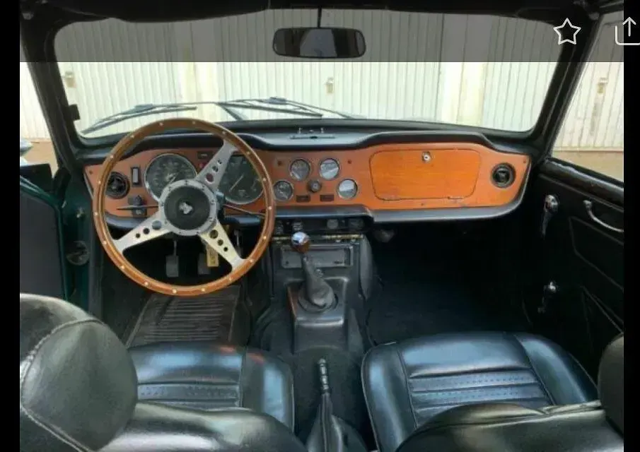 Gebraucht Triumph TR6 133 PS (97 kW) 1976 Grün Cabrio
