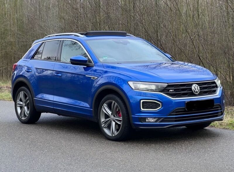 Blau Gebraucht 2019 VW T-Roc R-line SUV | 17.500 € (Superpreis) - Bild 1/4