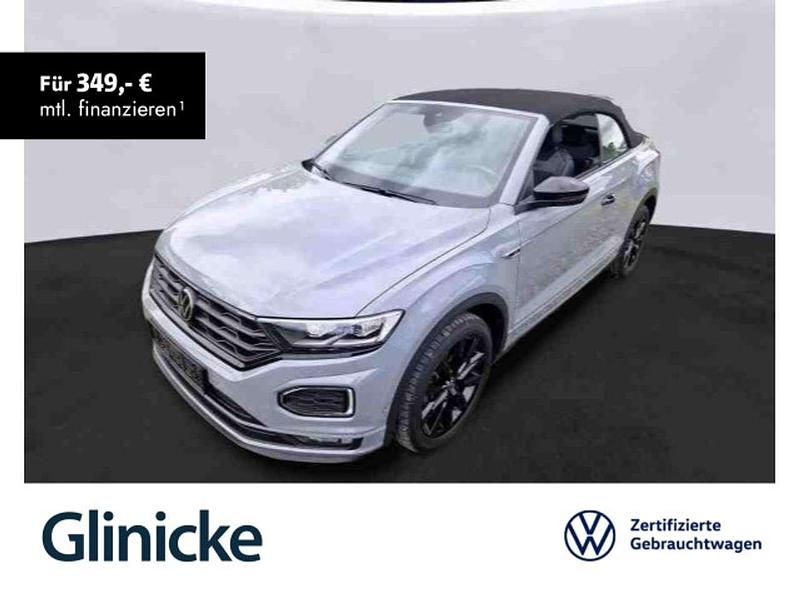 Mondsteingrau Gebraucht 2021 VW T-Roc Cabriolet R-line Edition Cabrio | 26.380 € (Etwas zu teuer) - Bild 1/2