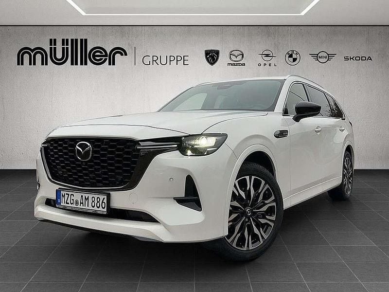 Weiß Gebraucht 2024 Mazda CX-80 Homura-Line SUV | 56.407 € (Fairer Preis) - Bild 1/4
