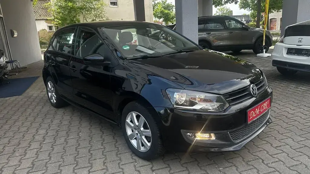 Gebraucht VW Polo Highline 86 PS (63 kW) 2009 Schwarz Kleinwagen